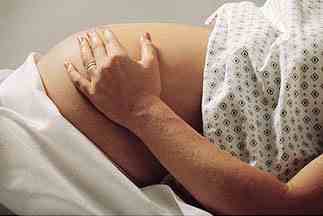 Pregnant Lady In The Hospital - She should be seeing her baby soon!