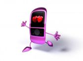purple phone - running phone