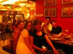 family and friends - this was taken in one of the restaurants in the Philippines with my family and friends