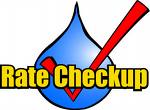 Rate - This is a picture of a water drop with the rate check up on it