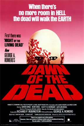 dawn of the dead - movie poster from original film.
