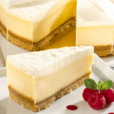 cheesecake - A nice thick piece of cheesecake