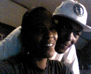 My oldest and I - Just playing on the web cam with my oldest son.