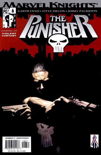 punisher - max punisher issue 6 cover