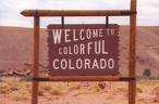 colorado - a sign that says welcome to colorful colorado