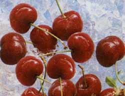 Just Washed Cherries - Now their ready to eat! Yuuuummmmm!