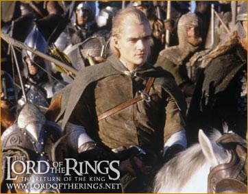 Legolas, The Lord of the Ring - It was Legolas photo (Orlando Bloom) in The Two Towers Version.