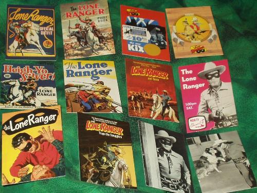Lone Ranger trading cards - Part of one of my sets.
