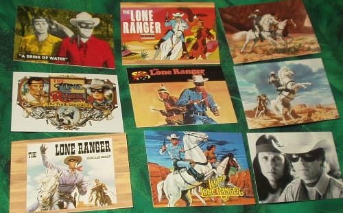 Lone Ranger trading cards - Part of one of my sets.