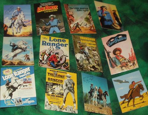 Lone Ranger trading cards - Part of one of my sets.