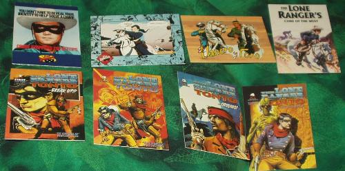 Lone Ranger trading cards - Part of one of my sets.