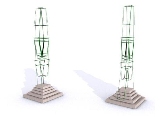 doric orders in morden type - these are the depiction of doric order columns from greec in modernization...........my design