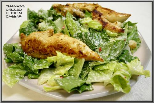 chicken caesar salad - mmmmmmmmmmm