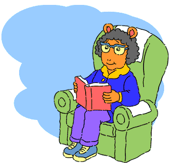 Grandma - grandma from arthor in a chair with a book