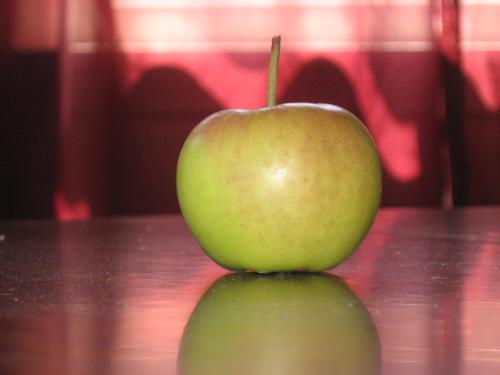 Artsy Fartsy? - Just a shot of the typical apple on the table painting I took today! Artsy Fartsy? - Just a shot of the typical apple on the table painting I took today!