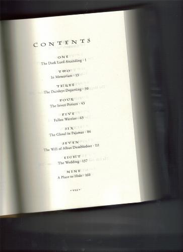 Harry Potter  - HPDH table of contents. Enjoy the spoiler ( if it's not fake)