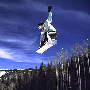 Snowboarding - Snowboarder in the mountains