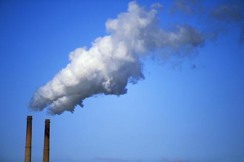 Factory - picture of smoke stacks coming from a factory