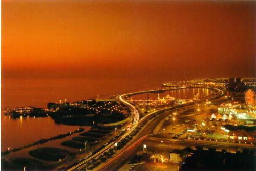 Jeddah, Saudi Arabia - Jeddah (also spelled Jedda, Jiddah, Jidda, or Juddah; ???? Giddah), a Saudi Arabian city located on the coast of the Red Sea (21.50° N 39.1667° E), is the major urban center in western Saudi Arabia, the largest in the Western Province, and the second largest city in Saudi Arabia after the capital city Riyadh. The population of the city currently stands at over 3.4 million. It is considered as the commercial capital of Saudi Arabia and the wealthiest city in the Middle East and western Asia.  Jeddah is the principal gateway to Mecca, the holiest city of Islam, which able-bodied Muslims are required to visit at least once in a lifetime.  Residents of Jeddah are called Jeddans . Jeddah has 23 of sister cities, which are selected based on economic, cultural and political criteria.