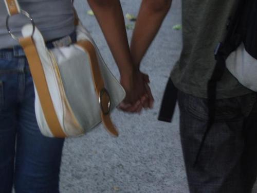 Holding hands - Me and MY girl holding hands^____^