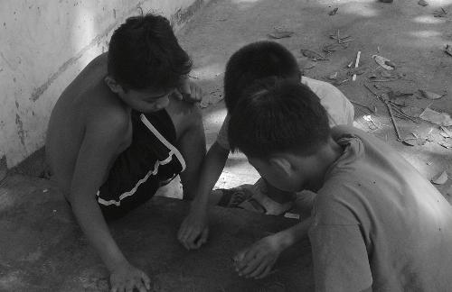 Street kids - Just amazed by how so little can make kids happy