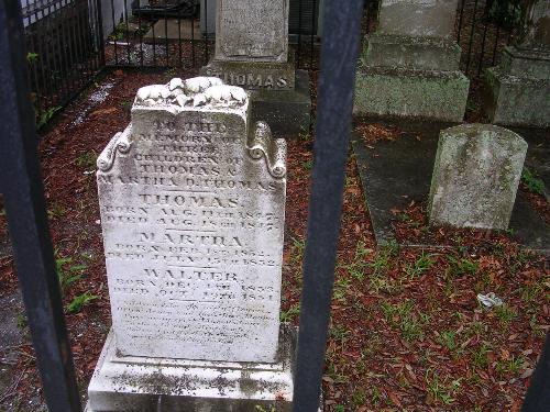 Cemetery - Here is the grave of one of people during the Civil War days. There are many in this grave and some are buried differently.