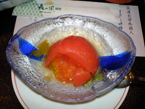 Tomato dessert - Japan, July 2007