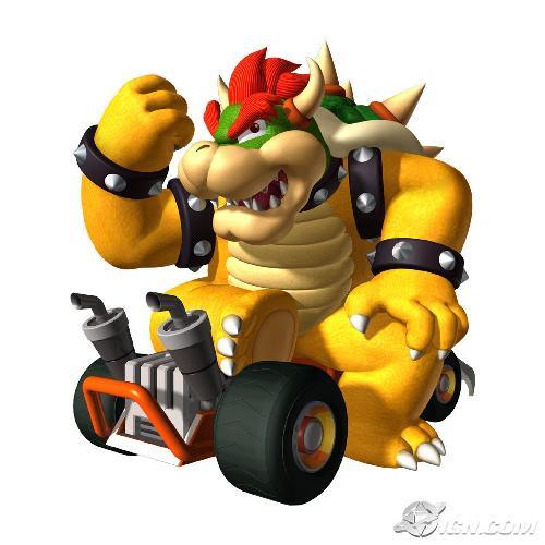 mario kart - bowser