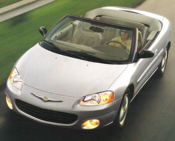 Chrysler Sebring - a chrysler sebring convertable driving on the road/highway to lord knows where