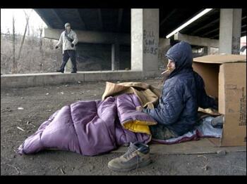 helped someone - helped a homeless person