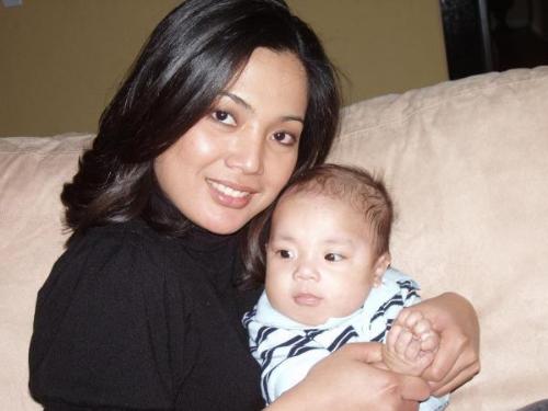 my sis - my sis and nephew.