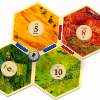 Closeup of Settlers of Catan Board - With Cities and Knights expansion (showing knight)