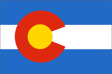 flag - this is a picture of the colorado state flag