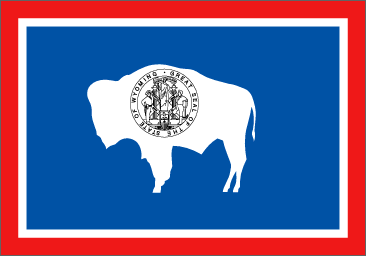 flag - this is a picture of the wyoming state flag