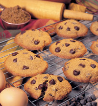 Cookies On Cooling Rack - Freshly baked cookies cooling on the cooling rack so I can come eat them all!