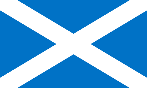 scotlands flag - it is the flag of scotland