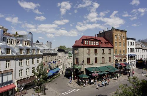quebec city quebec - the old town of quebec