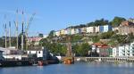 Bristol waterfront - Bristol waterfront. Showing the harbour and ladnmark colourful buildings