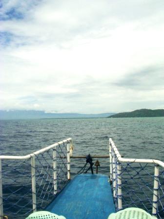 stern - stern of dolphin-watching boat