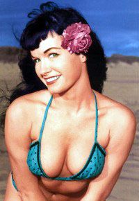 Bettie Page - Bettie Page, Betty Page, pin up model, glamour model, amatuer model, 1950's, Queen Of Curves,