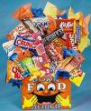 Junk Food - This is a basket full of junk food. Mianly candies
