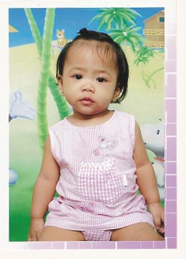 My cute little angel - This is my cute little angel, 9 month but she is intelligent, knows how to comb her hair if you gave her a comb, knows how to climb the stairs already.