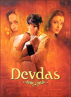 Hindi Film (Bollywood) music - This pic features 2002 blockbuster 'Devdas' starring Shah Rukh Khan, Aishwarya Rai and Madhuri Dixit