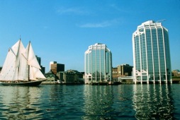 halifax - city skyline from the bay