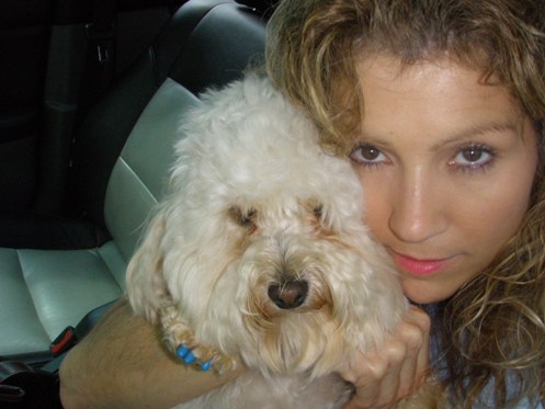 shaggy and I  - shaggy with his little blue nails