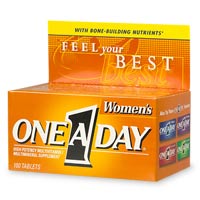 One A Day Women's Vitamins - Here are the One A Day Women's Vitamins that I take.
