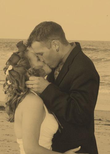 got married - Our kiss
