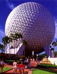 My favorite city - This photo shows Epcot Center, one of the major theme parks in Disneyworld. It's a definite must-see if you go to Orlando.
