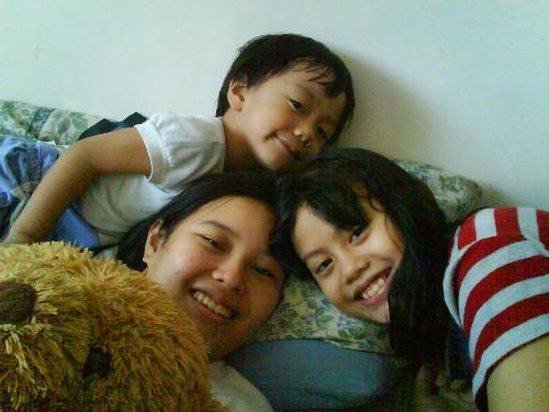 my pride and joy - my nieces and nephew