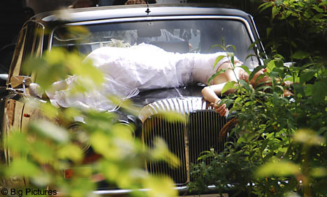 Dead - Stella falls to her death and lands on the bonnet of a car